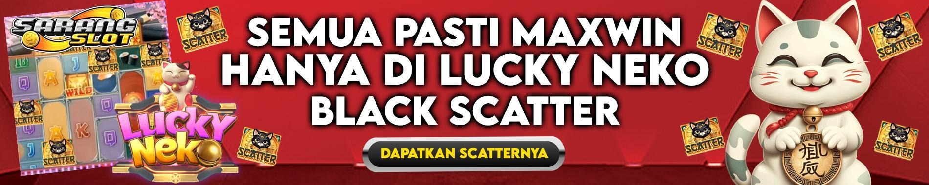 LUCKY NEKO BLACK SCATTER